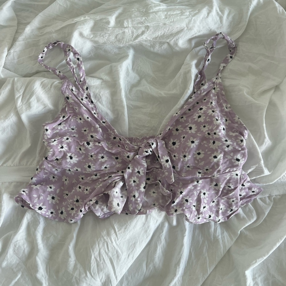 Floral crop top - Picture 2 of 3